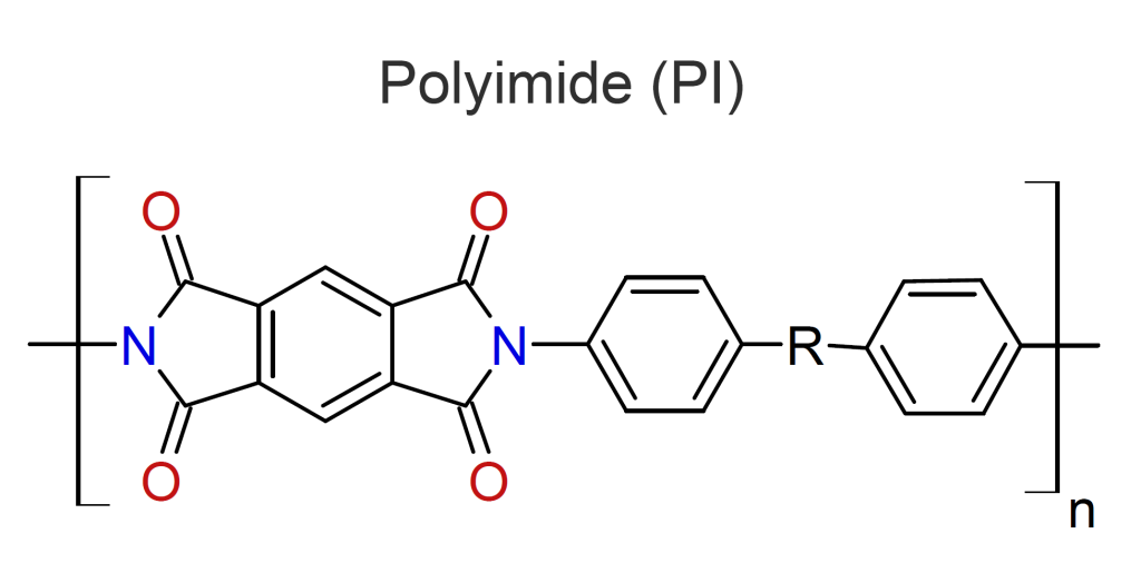 Structure formula of Polyimide resin